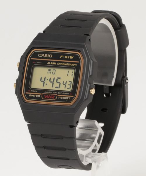CASIO(カシオ)の「CASIO カシオ : F-91W F-91WG スタンダード デジタル スポーツウォッチ(デジタル腕時計・メンズ・ブラック×ブルー/ブラック×ゴールド/ブラック×グリーン・FREE)」の7枚目の写真