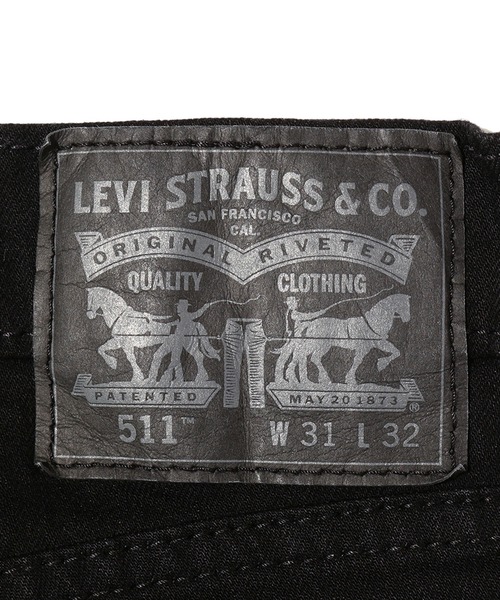 Levi's（リーバイス）の「Levi's/リーバイス 511(TM) スリムフィット ジーンズ ブラック（デニムパンツ・メンズ・ブラック・W29 L32/W30 L32/W32 L32/W36 L32/W33 L32/W28 L32/W31 L32/W34 L32/38inch）」の10枚目の写真