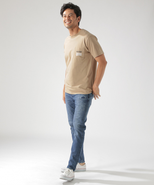 BAYFLOW（ベイフロー）の「スキニ―ダメージデニム 19AW（デニムパンツ・メンズ・ロイヤルブルー/クリアブルー・28inch/29inch/30inch/32inch/31inch）」の9枚目の写真