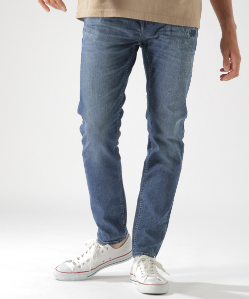 BAYFLOW（ベイフロー）の「スキニ―ダメージデニム 19AW（デニムパンツ・メンズ・ロイヤルブルー/クリアブルー・28inch/29inch/30inch/32inch/31inch）」の7枚目の写真