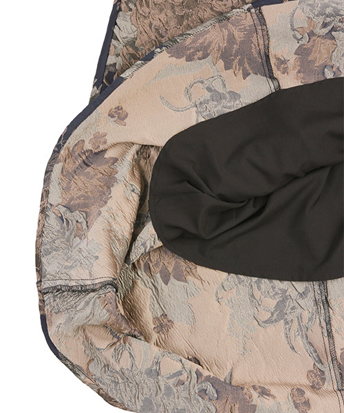 RANDA（ランダ）の「ジャガードフレアワンピース（ワンピース・レディース・ベージュ/イエロー/ピンク・0/1）」の4枚目の写真