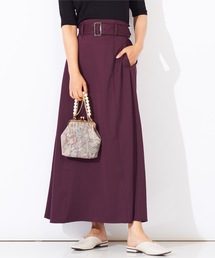 WEGO | WEGO/ハイウエストベルトフレアスカート(スカート)