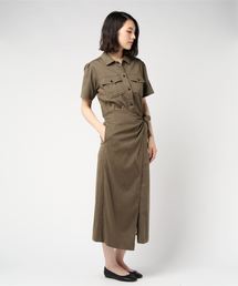 CASA FLINE /２０１９年　サロンシャツワンピースです。 CASA FLINE（カーサフライン）の「ワークシャツドレス（ワンピース