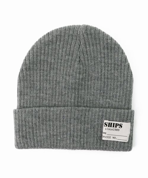 SHIPS(シップス)の「SHIPS KIDS:アクリル リブ ニット キャップ(ニットキャップ/ビーニー・キッズ・ブラック/パープル/グレー/イエロー・ONE SIZE)」の3枚目の写真