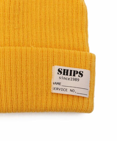 SHIPS(シップス)の「SHIPS KIDS:アクリル リブ ニット キャップ(ニットキャップ/ビーニー・キッズ・ブラック/パープル/グレー/イエロー・ONE SIZE)」の5枚目の写真