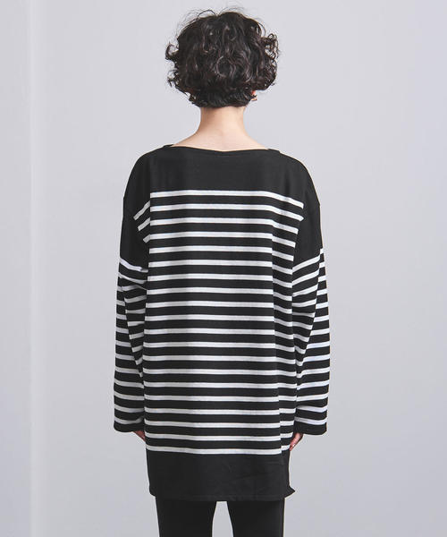 ORCIVAL（オーシバル）の「＜ORCIVAL（オーチバル）＞ビッグ ボーダー プルオーバー 20ST（Tシャツ/カットソー・レディース・ブラック/コバルトブルー・8）」の5枚目の写真