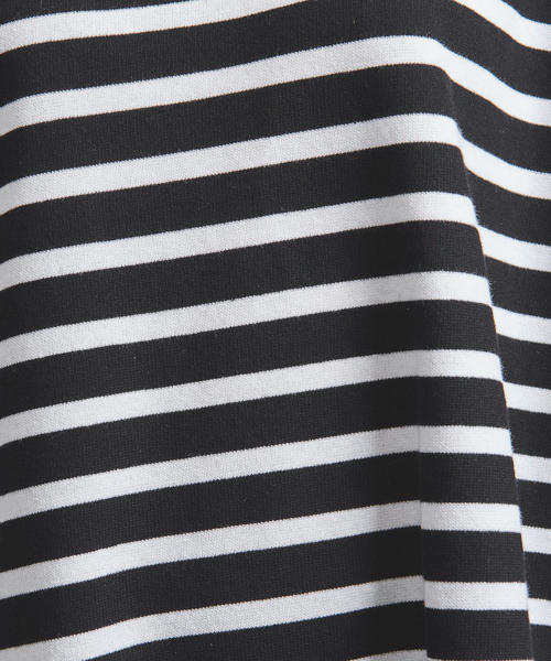 ORCIVAL（オーシバル）の「＜ORCIVAL（オーチバル）＞ビッグ ボーダー プルオーバー 20ST（Tシャツ/カットソー・レディース・ブラック/コバルトブルー・8）」の6枚目の写真