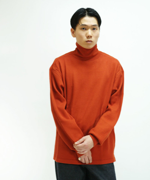 tone DOUBLE FACE SHIRT(TURTLE NECK )（スウェット）｜tone（トーン