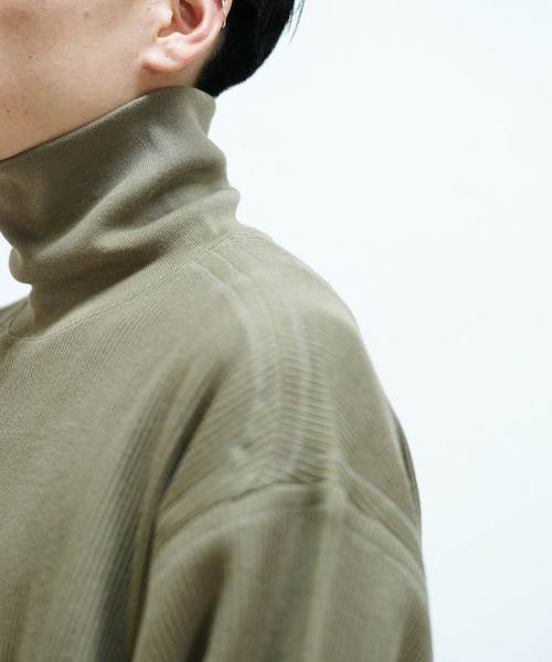 tone DOUBLE FACE SHIRT(TURTLE NECK )（スウェット）｜tone（トーン