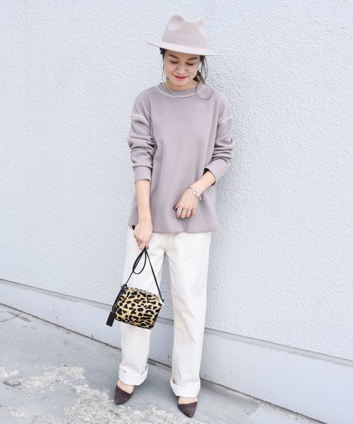 SHIPS(シップス)の「ニットコール プルオーバー(Tシャツ/カットソー・レディース・ピンク/ラベンダー/ナチュラル・ONE SIZE)」の14枚目の写真