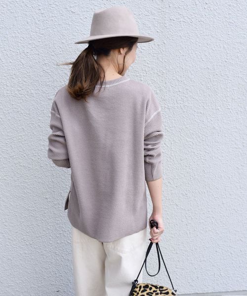 SHIPS(シップス)の「ニットコール プルオーバー(Tシャツ/カットソー・レディース・ピンク/ラベンダー/ナチュラル・ONE SIZE)」の12枚目の写真