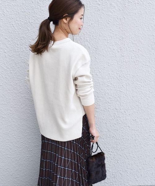 SHIPS(シップス)の「ニットコール プルオーバー(Tシャツ/カットソー・レディース・ピンク/ラベンダー/ナチュラル・ONE SIZE)」の20枚目の写真