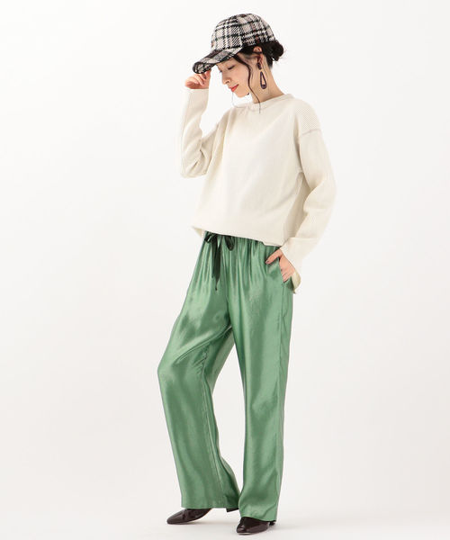 SHIPS(シップス)の「ニットコール プルオーバー(Tシャツ/カットソー・レディース・ピンク/ラベンダー/ナチュラル・ONE SIZE)」の5枚目の写真