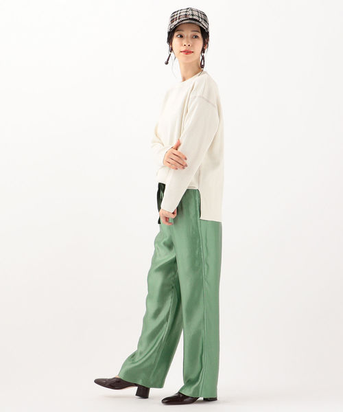 SHIPS(シップス)の「ニットコール プルオーバー(Tシャツ/カットソー・レディース・ピンク/ラベンダー/ナチュラル・ONE SIZE)」の4枚目の写真