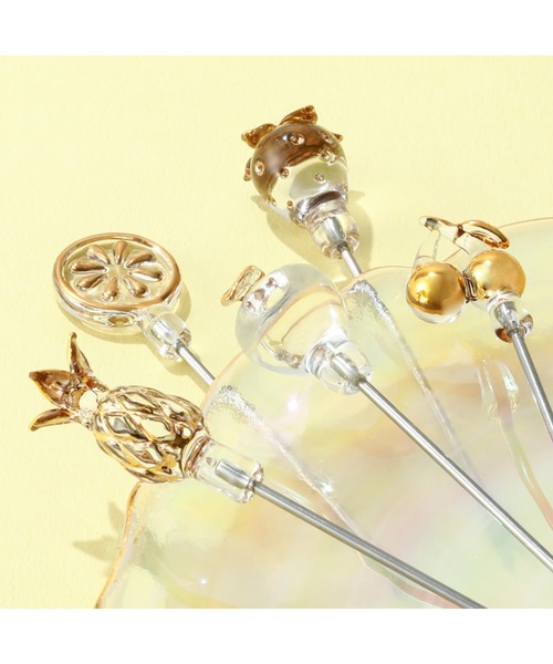 Francfranc（フランフラン）の「【5本セット】フリュイ ピック（カトラリー・レディース・マルチ・FREE）」の6枚目の写真