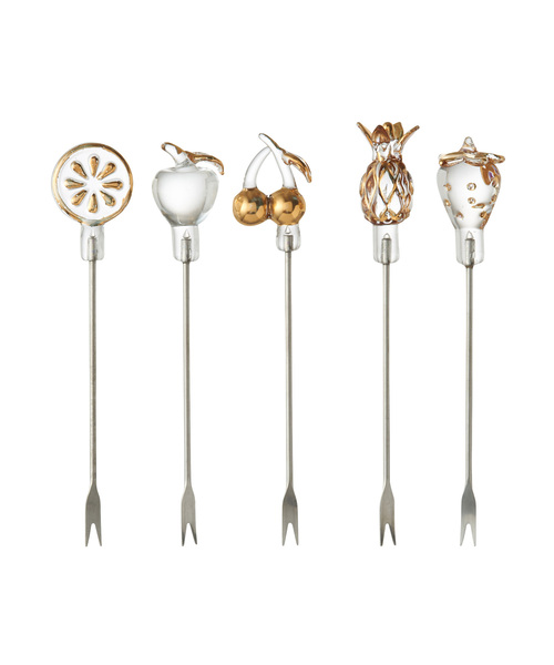 Francfranc（フランフラン）の「【5本セット】フリュイ ピック（カトラリー・レディース・マルチ・FREE）」の7枚目の写真