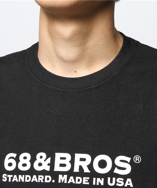 68&brothers(シックスティエイトアンドブラザーズ)の「STANDARD(Tシャツ/カットソー・メンズ・ホワイト/ブラック/ヘザーグレー/ブルー・SMALL/LARGE/X-LARGE/MEDIUM)」の7枚目の写真