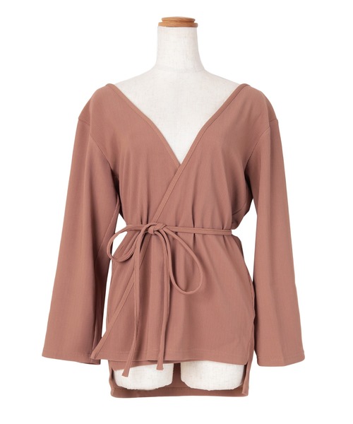 SEA DRESS（シードレス）の「2wayリブガウン/ラッシュガード（ラッシュガード・レディース・ブラック/アイボリー/ブラウン系その他/グリーン系その他/ホワイト・M/L）」の8枚目の写真