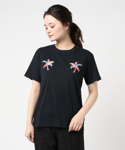 セール Palm Emb ロキシー Tシャツ 半袖 パームツリー Tシャツ カットソー Roxy ロキシー のファッション通販 Zozotown