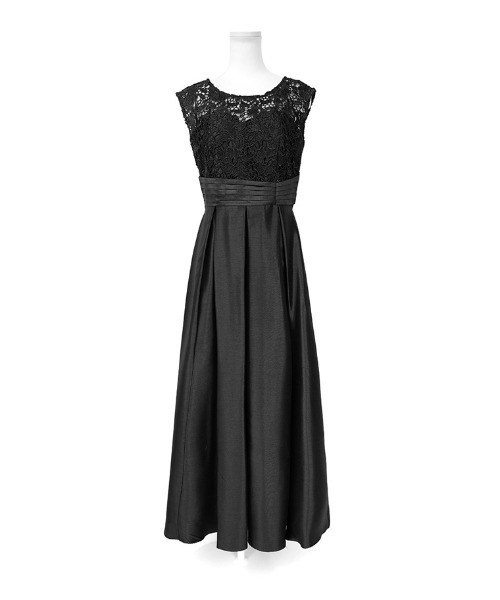 Fashion Letter（ファッションレター）の「トップスレースシャンタン 演奏会用ロングドレス（ドレス・レディース・パープル/ネイビー/ブラック/グリーン/ワイン・M）」の9枚目の写真