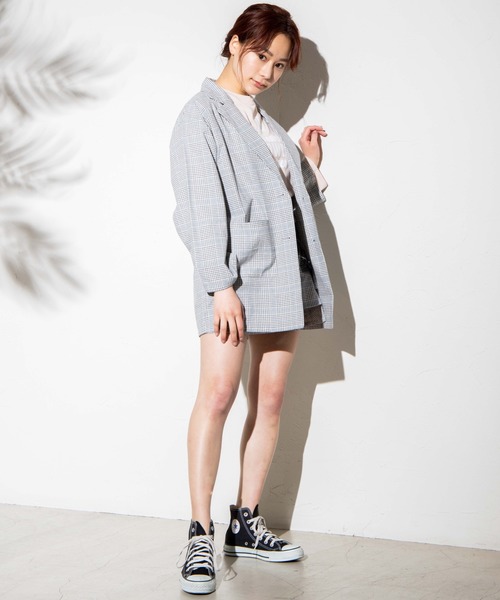 WEGO（ウィゴー）の「WEGO/【セットアップ対応商品】レースアップスカパン（スカート・レディース・アイボリー/ブラック/グレー系その他2・FREE）」の11枚目の写真