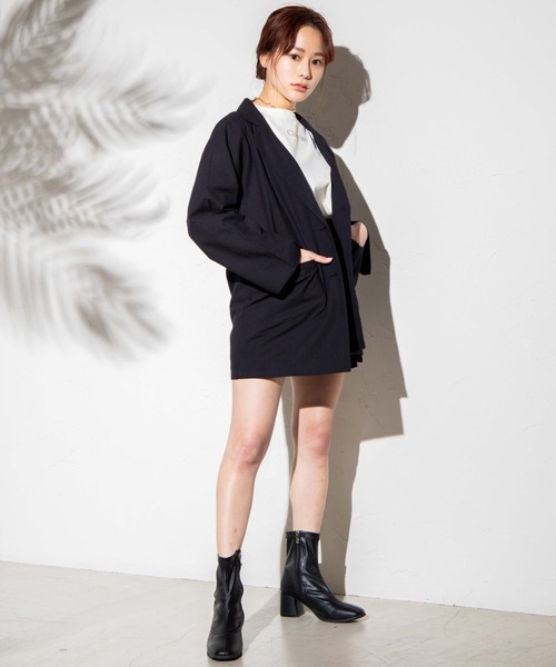 WEGO（ウィゴー）の「WEGO/【セットアップ対応商品】レースアップスカパン（スカート・レディース・アイボリー/ブラック/グレー系その他2・FREE）」の7枚目の写真