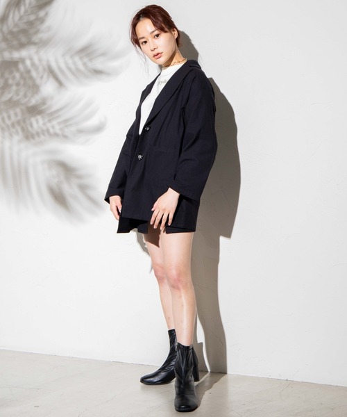 WEGO（ウィゴー）の「WEGO/【セットアップ対応商品】レースアップスカパン（スカート・レディース・アイボリー/ブラック/グレー系その他2・FREE）」の5枚目の写真