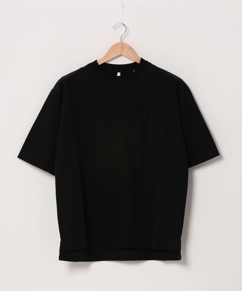 FUNALIVE(ファンアライブ)の「ナイロンストレッチ リブクルーネック 半袖Tシャツ(Tシャツ/カットソー・メンズ・ブラック/ベージュ/カーキ/ネイビー・M/L/XL)」の18枚目の写真