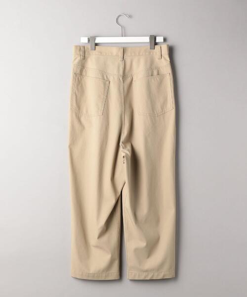 BEAUTY&YOUTH UNITED ARROWS（ビューティーアンドユースユナイテッドアローズ）の「BY ハイツイスト コットン サルエル ワイドパンツ（その他パンツ・メンズ・ベージュ/ネイビー・LARGE/SMALL/X-LARGE/MEDIUM）」の3枚目の写真