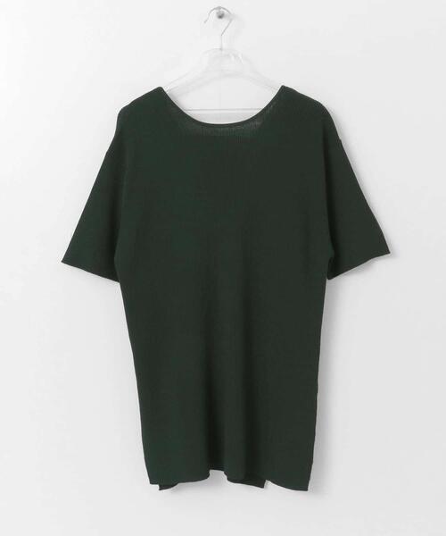 LAATO(ラート)の「BIG KNIT T-SHIRTS(ニット/セーター・レディース・ブラウン/オフホワイト/グリーン・FREE)」の3枚目の写真