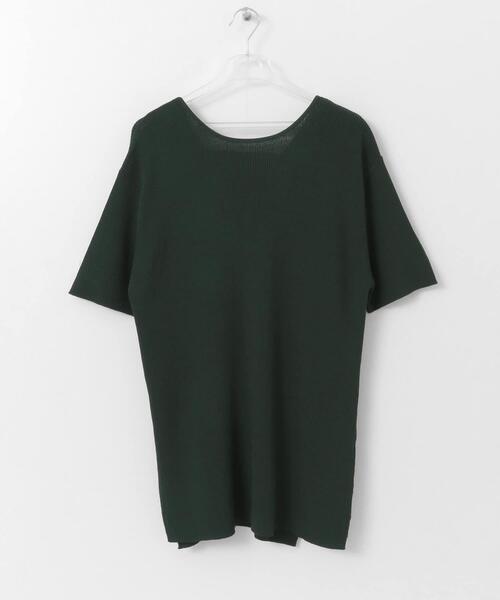 LAATO(ラート)の「BIG KNIT T-SHIRTS(ニット/セーター・レディース・ブラウン/オフホワイト/グリーン・FREE)」の4枚目の写真