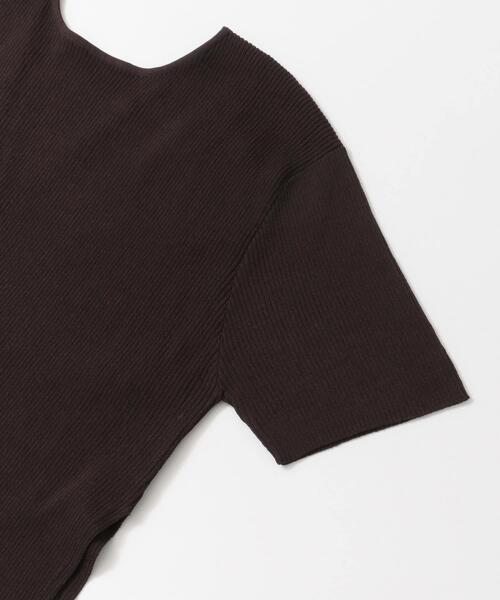 LAATO(ラート)の「BIG KNIT T-SHIRTS(ニット/セーター・レディース・ブラウン/オフホワイト/グリーン・FREE)」の9枚目の写真