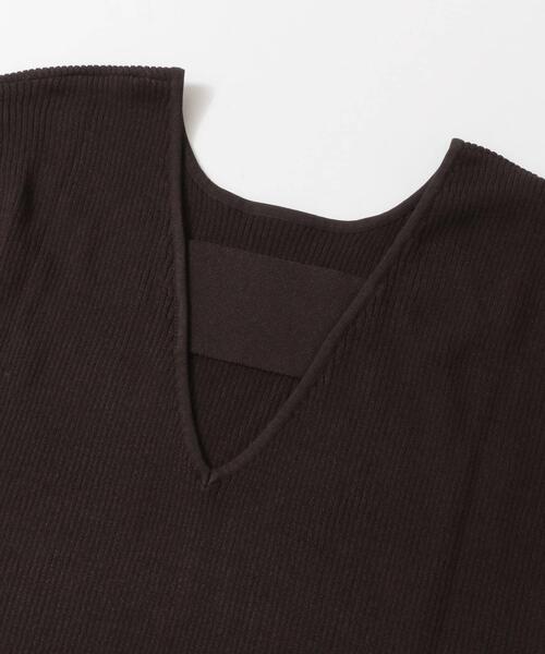 LAATO(ラート)の「BIG KNIT T-SHIRTS(ニット/セーター・レディース・ブラウン/オフホワイト/グリーン・FREE)」の12枚目の写真