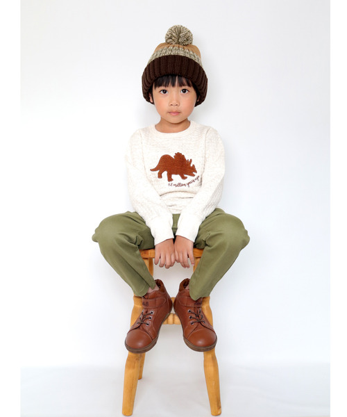 SKAPE（エスケープ）の「ﾄﾘｹﾗﾄﾚｰﾅｰ（スウェット・キッズ・グレー/アイボリー・110cm/100cm/120cm/130cm/80ｃｍ/90cm）」の8枚目の写真