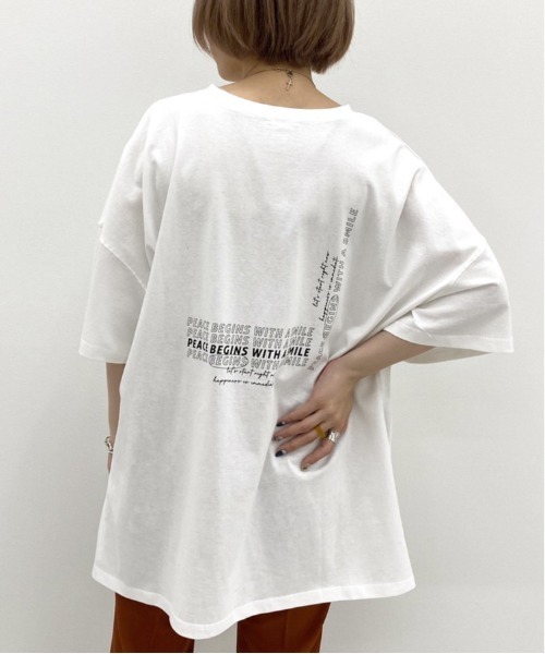 apres jour mignon(アプレジュールミニョン)の「アソートスリットBIGTシャツ6【ZOZOTOWN限定アイテム】(Tシャツ/カットソー・レディース・パープル/アイボリー/チャコールグレー/ブラック/ダークグリーン/ライトベージュ/その他/オフホワイト/ホワイト系その他2・フリー)」の13枚目の写真