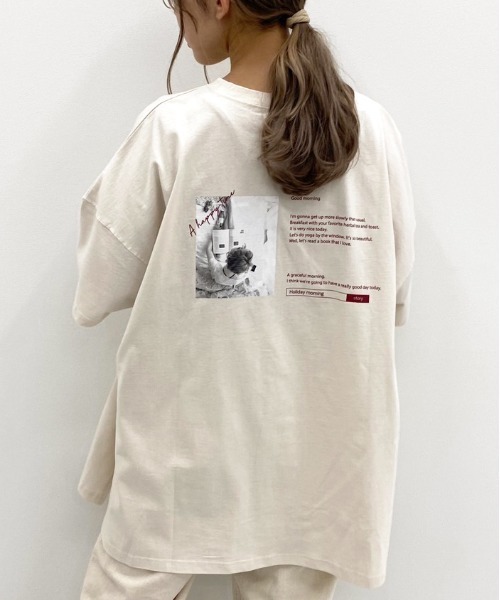 apres jour mignon(アプレジュールミニョン)の「アソートスリットBIGTシャツ6【ZOZOTOWN限定アイテム】(Tシャツ/カットソー・レディース・パープル/アイボリー/チャコールグレー/ブラック/ダークグリーン/ライトベージュ/その他/オフホワイト/ホワイト系その他2・フリー)」の18枚目の写真