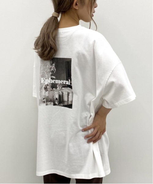 apres jour mignon(アプレジュールミニョン)の「アソートスリットBIGTシャツ6【ZOZOTOWN限定アイテム】(Tシャツ/カットソー・レディース・パープル/アイボリー/チャコールグレー/ブラック/ダークグリーン/ライトベージュ/その他/オフホワイト/ホワイト系その他2・フリー)」の22枚目の写真