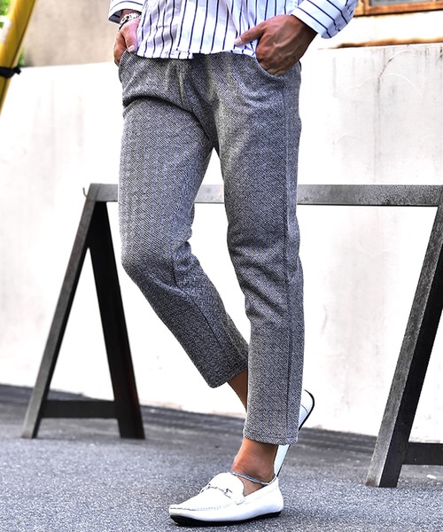 JOKER(ジョーカー)の「アンクルテーパードパンツ ストレッチパンツ【セットアップ対象アイテムあり】(その他パンツ・メンズ・ベージュ/ネイビー/ブラック・M/L/XL)」の4枚目の写真