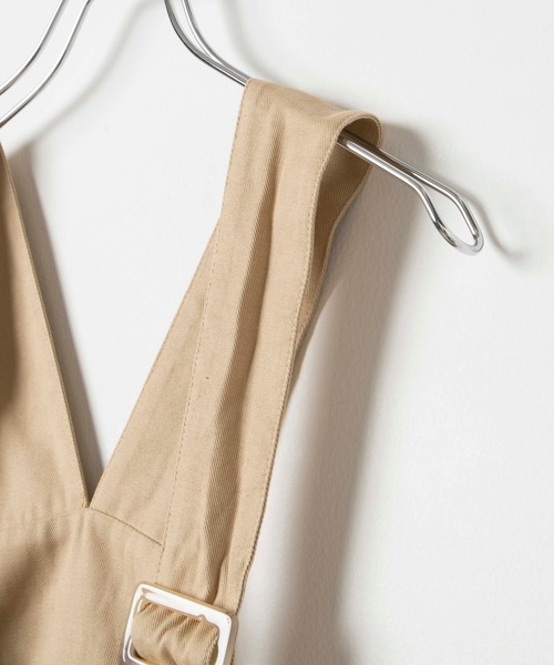 WEGO（ウィゴー）の「WEGO/ミドルジャンスカ（ジャンパースカート・レディース・ベージュ・FREE）」の8枚目の写真