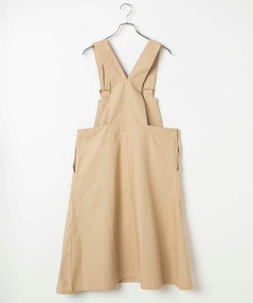 WEGO（ウィゴー）の「WEGO/ミドルジャンスカ（ジャンパースカート・レディース・ベージュ・FREE）」の5枚目の写真