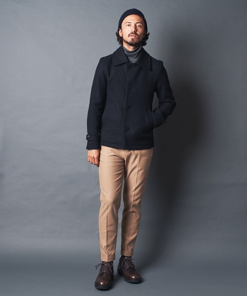 Magine（マージン）の「WOOL MELTON SINGLE P-COAT:ウール