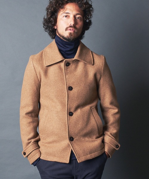 Magine（マージン）の「WOOL MELTON SINGLE P-COAT:ウールメルトン 