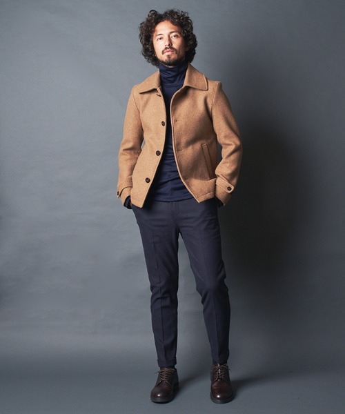 Magine（マージン）の「WOOL MELTON SINGLE P-COAT:ウール