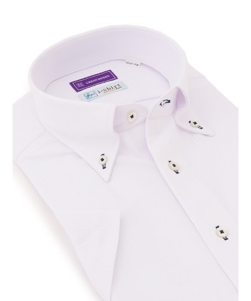 Perfect Suit FActory（パーフェクトスーツファクトリー）の「【完全ノーアイロン】半袖アイシャツ ボタンダウン ピケ（シャツ/ブラウス・メンズ・ホワイト・LL/L/S/M）」の5枚目の写真