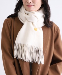 MOONBAT（ムーンバット）の「【WEB限定価格】miel（ミエル）カシミヤ１００％ビッグマフラー（マフラー）」