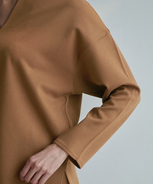 ROPE' PICNIC（ロペピクニック）の「裏起毛キーネックトップス（その他トップス・レディース・グレー/ダークブラウン/ブラック/ブルー・38/40）」の12枚目の写真