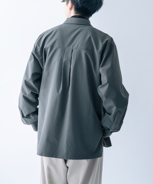 nagonstansサイドスリットシャツ nagonstansサイドスリットシャツ