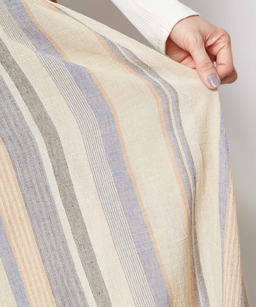 チャイハネ(チャイハネ)の「【チャイハネ】南インド織りモルジブスカート(スカート・レディース・ベージュ/ブラウン/グリーン・FREE)」の10枚目の写真