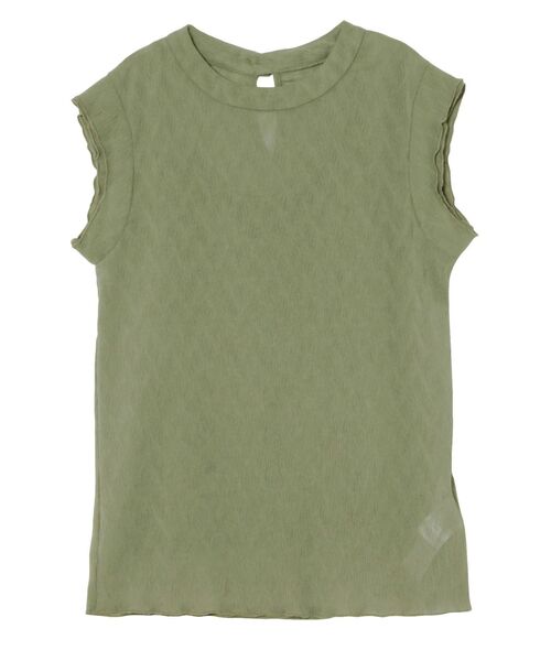 LAGUNAMOON(ラグナムーン)の「ウェーブプリーツノースリブラウス(ニット/セーター・レディース・ベージュ/ピンク/カーキ・FREE)」の16枚目の写真