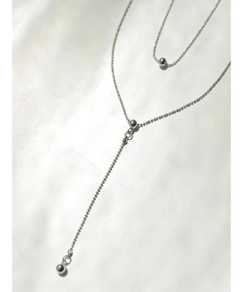 AMERICAN HOLIC（アメリカンホリック）の「ミニボール2連ネックレス（ネックレス・レディース・ゴールド/シルバー・FREE）」の8枚目の写真